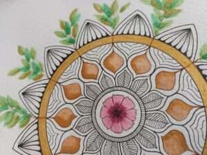 Bild von einem gezeichneten Mandala
